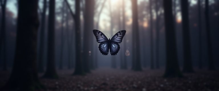 Mariposas negras en esoterismo: significado y simbolismo oculto
